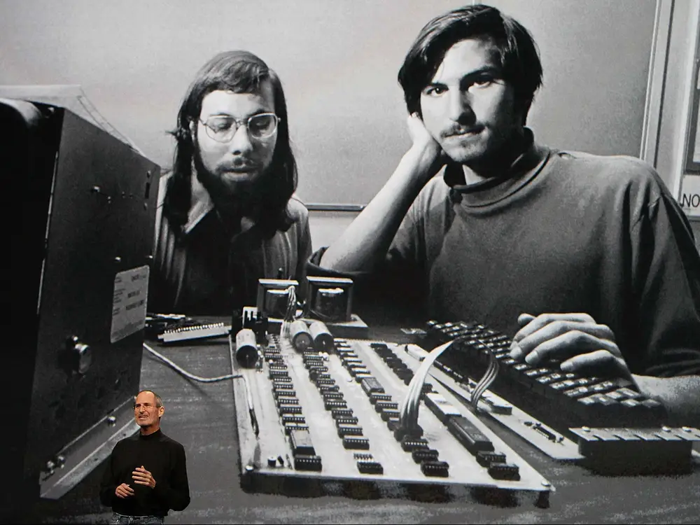 Steve Wozniak and Steve Jobs